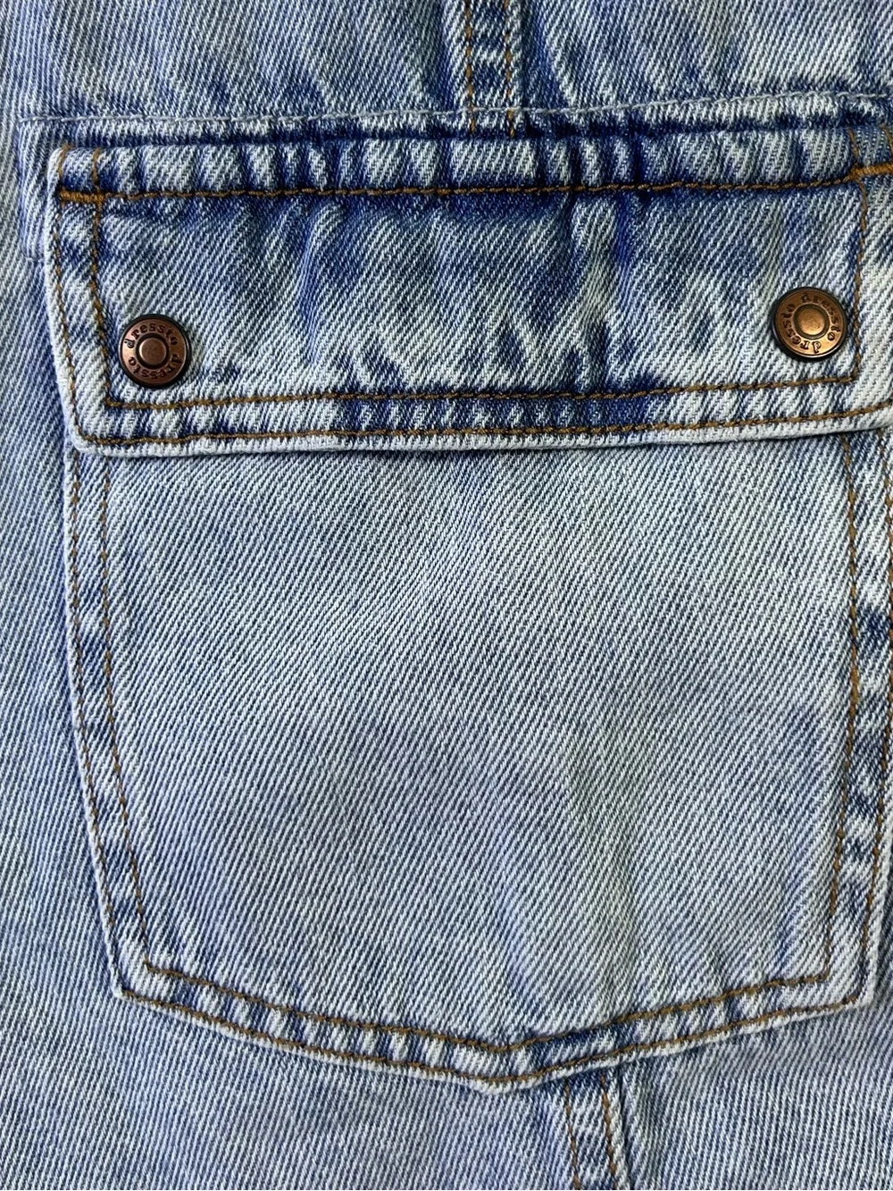 Dress To Denim High Rise Pleated Denim Shorts